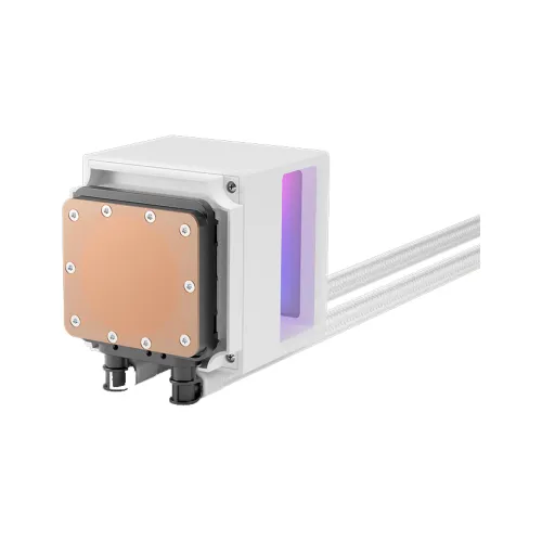 Tản Nhiệt Nước GAMDIAS CHIONE P5-240 WH – AIO 240mm | Màn Hình LCD IPS 3,4 Inch | Màu Trắng